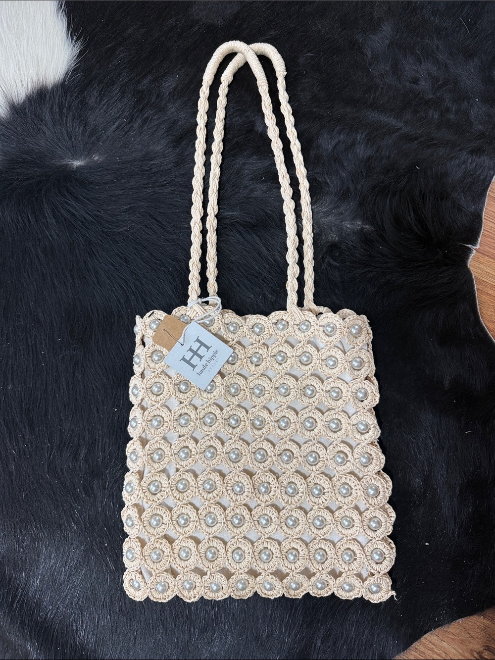 Haute Hippie Handwoven Summer Tote - Picture 2 of 3